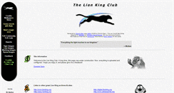 Desktop Screenshot of club.lionking.org