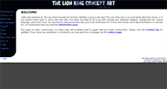 Desktop Screenshot of concept.lionking.org